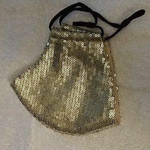 Gold sequin mask